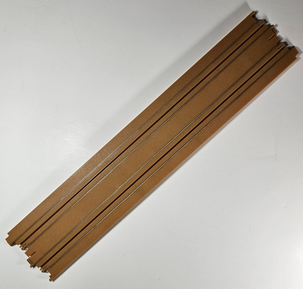 Auto World Track (Bulk Item) 15" Straight Track (Amber) (1 piece)
