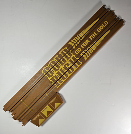 Auto World Track (Bulk Item) 15" Terminal Track (Amber) (1 piece)