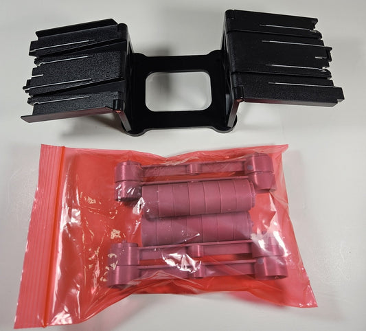 Auto World Track (Bulk Item) 9" Jump Track with Support Pieces HO Scale