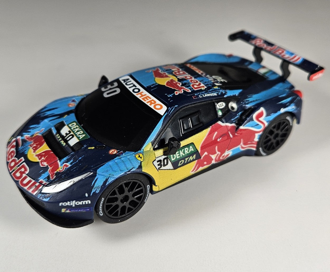 Carrera Go 64197 (PRE-OWNED) Ferrari 488 GT3 Red Bull AF Corse No.30" 1/43 Scale Slot Car