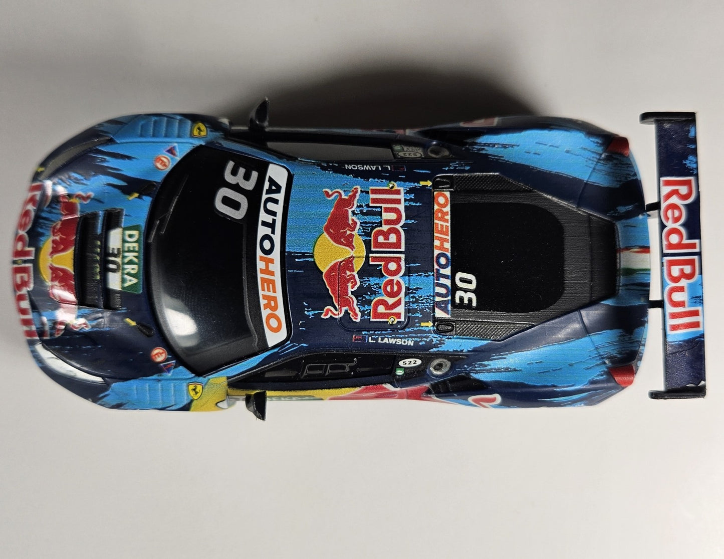 Carrera Go 64197 (PRE-OWNED) Ferrari 488 GT3 Red Bull AF Corse No.30" 1/43 Scale Slot Car