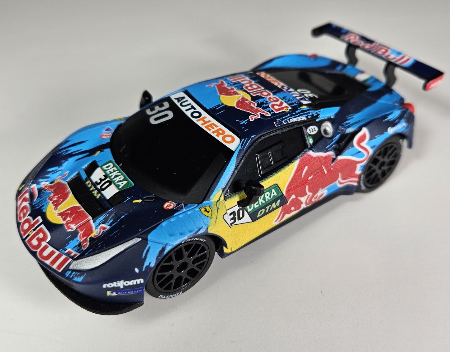 Carrera Go 64197 (PRE-OWNED) Ferrari 488 GT3 Red Bull AF Corse No.30" 1/43 Scale Slot Car