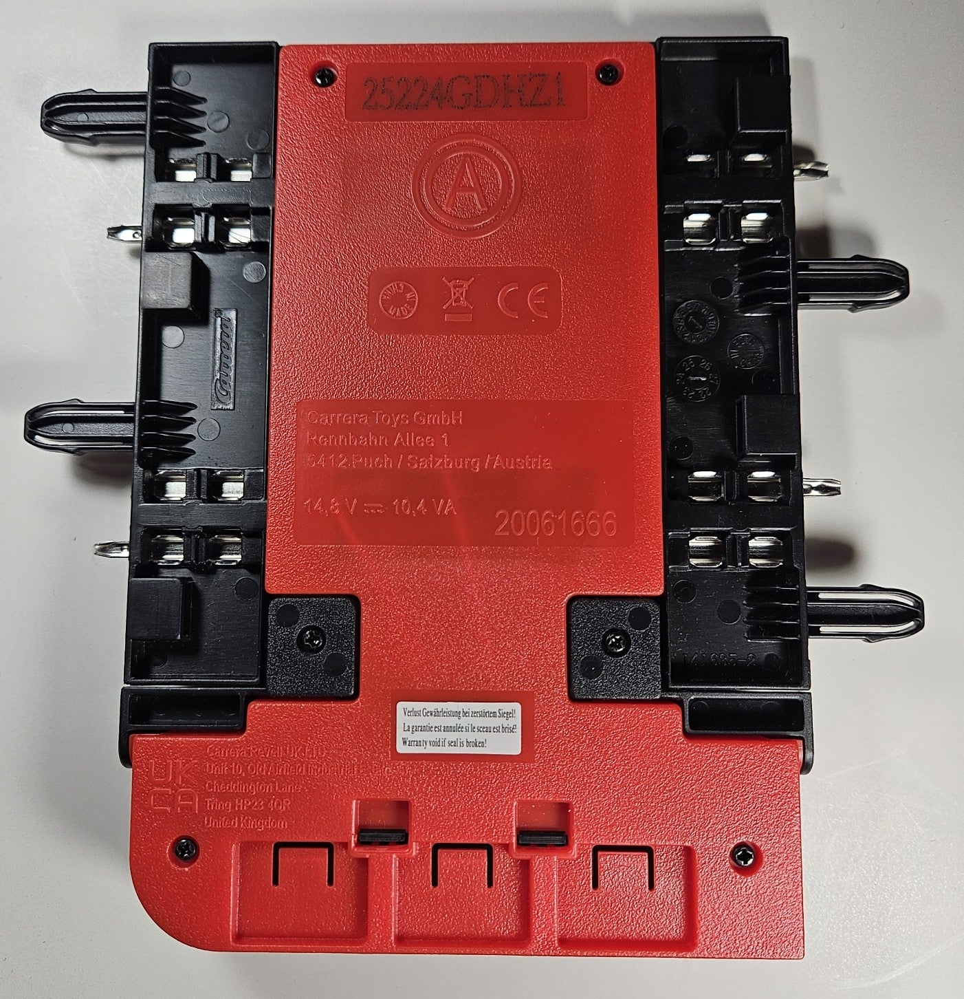 Carrera GO!!! 61666 (PRE-OWNED) 4.48 inch Connecting Section for use with Carrera GO!!! 1/43 Scale Slot Car Tracks