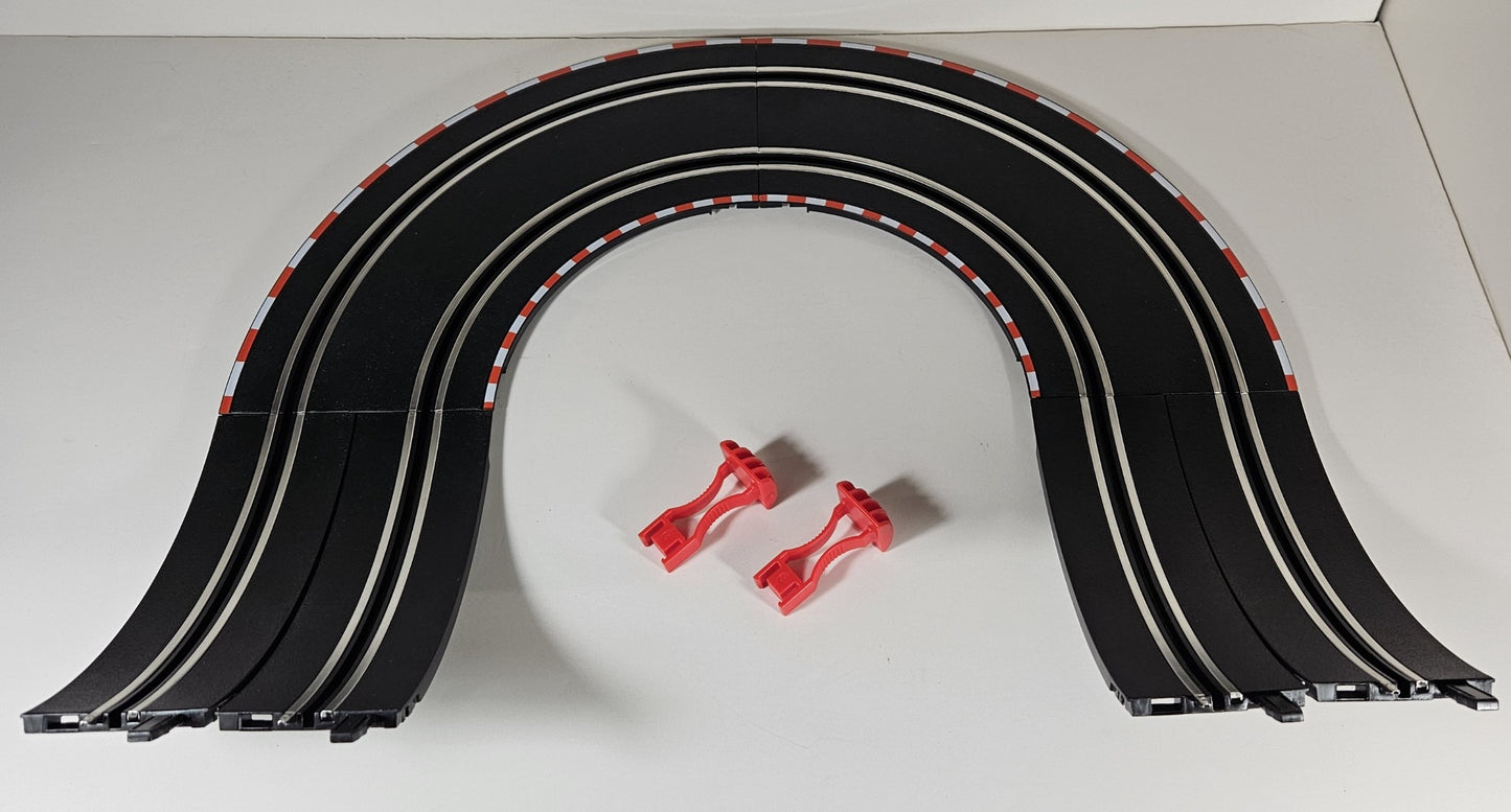Carrera GO!!! (PRE-OWNED) Corner with incline for use with Carrera GO!!! 1/43 Scale Slot Car Tracks