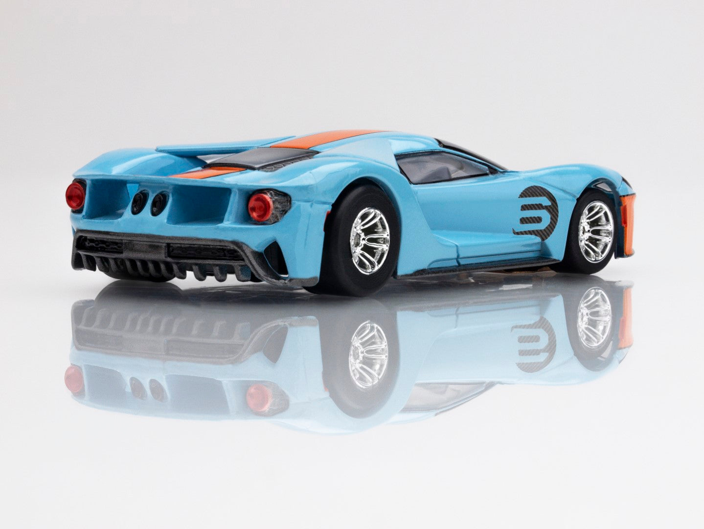 AFX Mega G+ 22052 Ford GT 2020 Heritage #6 Gulf HO Scale Slot Car