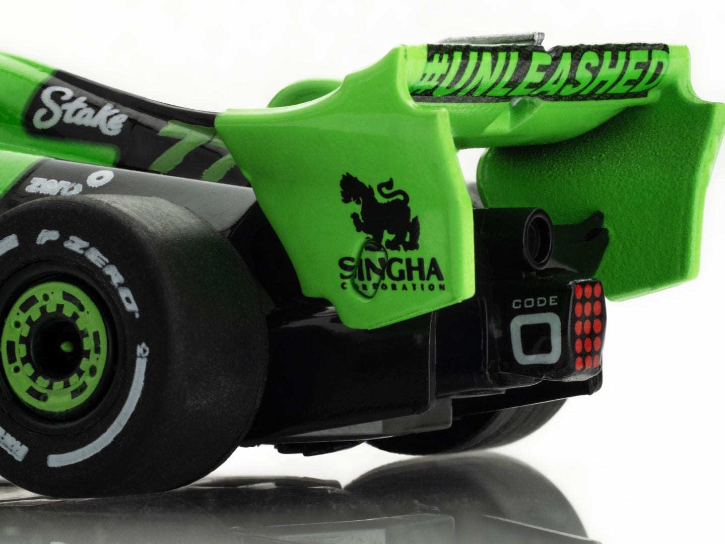 AFX Mega G+ 22091 2024 Sauber F1 C44 #77 Valtteri Bottas - HO Scale Slot Car