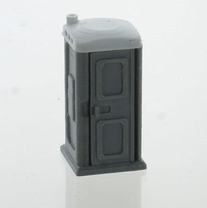 3D to Scale 64-141-GY - Porta-Potty - Gray - 1:64 Scale