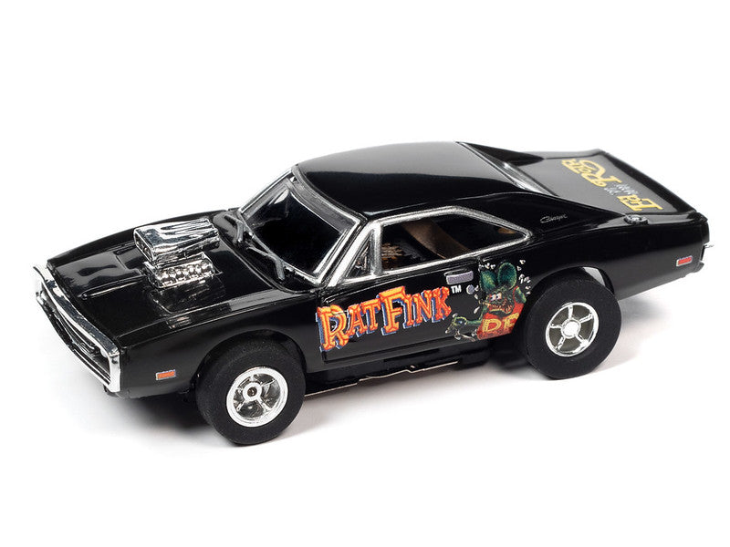Auto World Race Set Xtraction SRS347 14.5' Rat Fink Fink & Furry-ous Underground Racing Slot Car Race Set