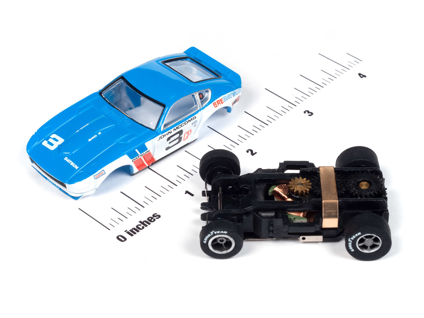 Auto World Xtraction SC404-2 BRE 1971 Datsun 240Z HO Scale Slot Car