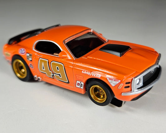 Auto World 4Gear 1970 Ford Mustang HO Scale Slot Car