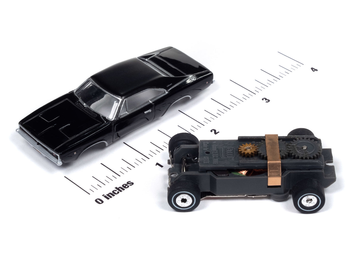 Auto World Thunderjet SC409-2 John Wick 1968 Dodge Charger HO Scale Slot Car