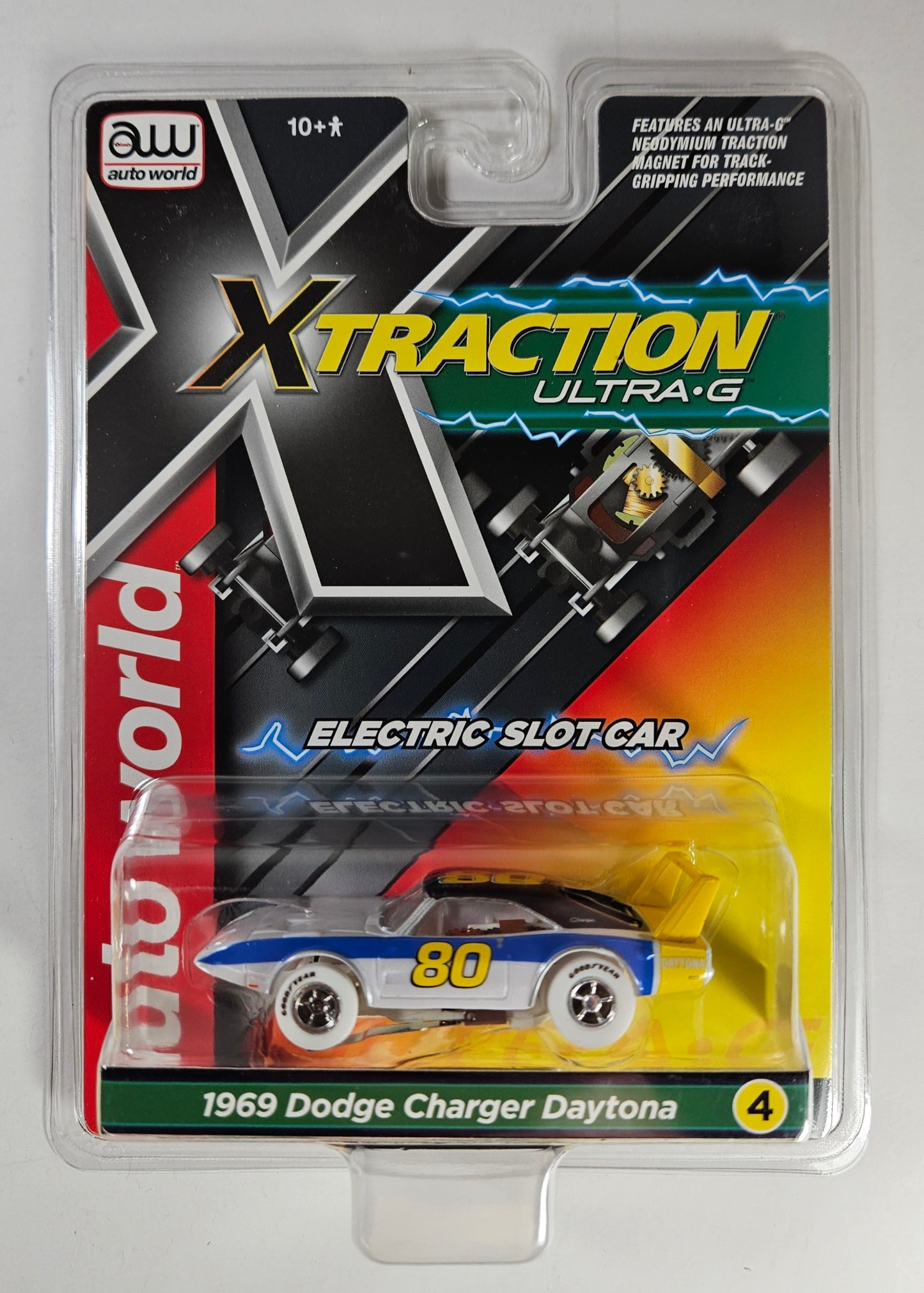 Auto World Xtraction SC412 1969 Dodge Daytona (iWheels) HO Scale Slot Car