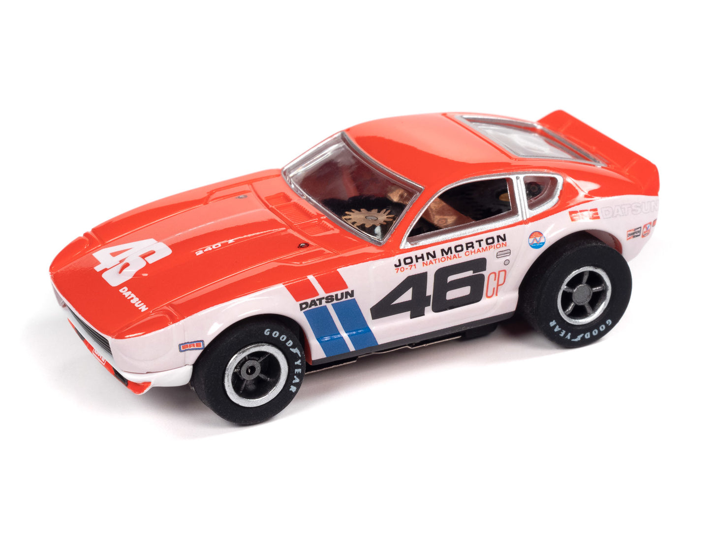 Auto World Race Set Xtraction SRS353R BRE Datsun Champions 16' Slot Car Race Set