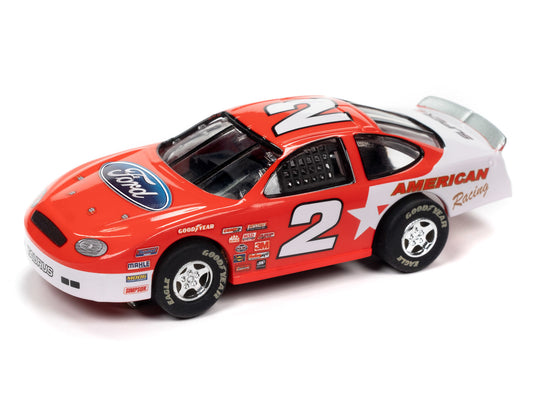 Auto World Super III SC399-2A 2008 Ford Taurus Stock Car (Red) HO Scale Slot Car
