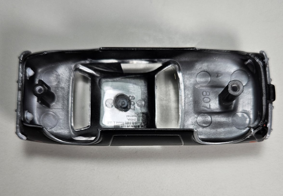 Auto World Parts Thunderjet - Slot Car Body - SC385 1970 DODGE CHALLENGER T/A (BLACK) MR. NORM'S GRAND SPAULDING DODGE - HO Scale