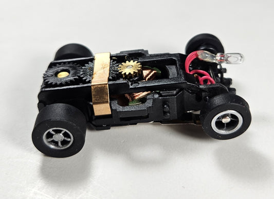 Auto World Parts Xtraction Flamethrower Complete Chassis. Gray Wheels, Black Tires (Long Wheelbase)