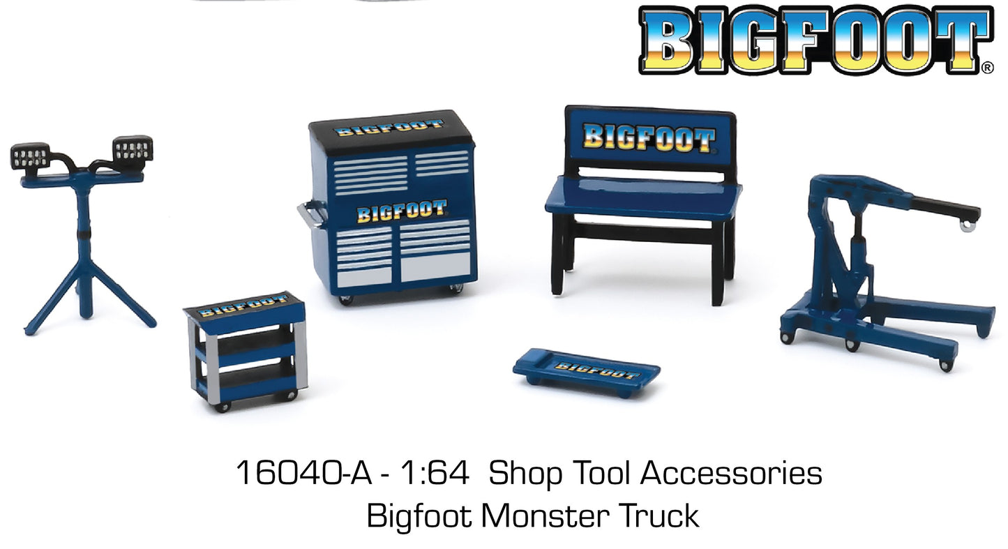 Greenlight 16215-A Shop Tool Accessories Bigfoot Monster Truck 1:64 Scale