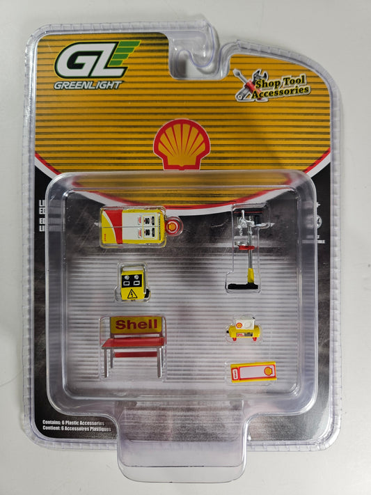 Greenlight 16215-B Shop Tool Accessories Shell Oil 1:64 Scale