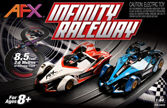 AFX Race Set 22033 Mega G+ Infinity Raceway 8.5' Race Set