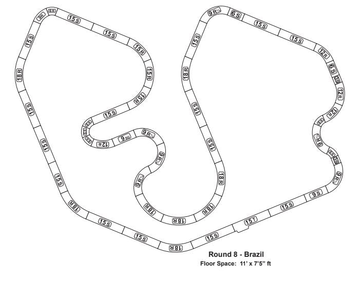 AFX Race Set 22112 Mega G+ Ayrton Senna Limited Edition HO Scale Slot Car Race Set
