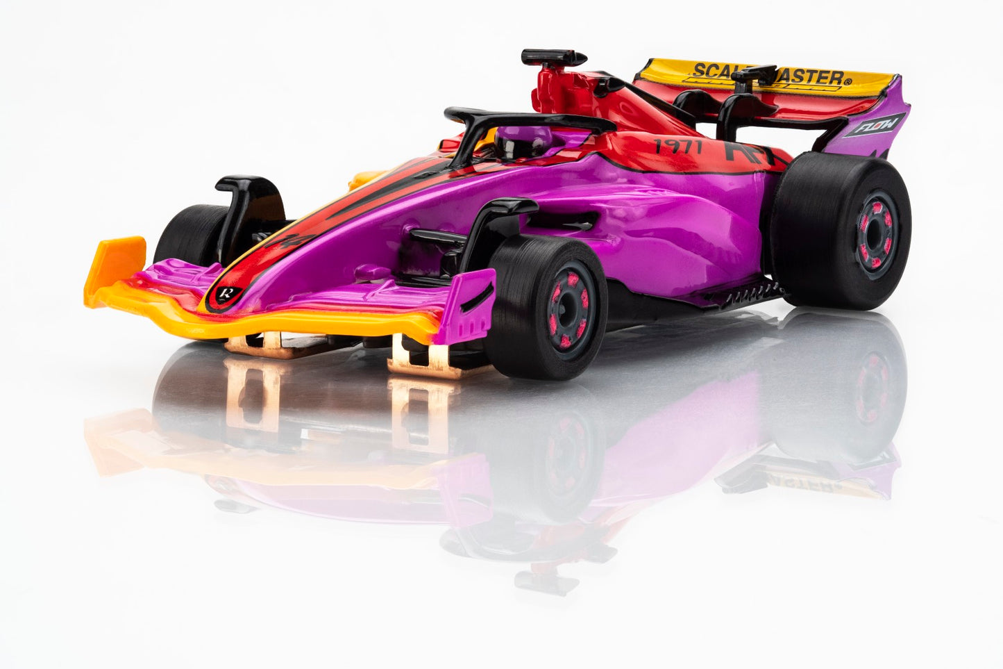 AFX Mega G+ Formula 1 #14 HO Scale Slot Car / Set Only Car