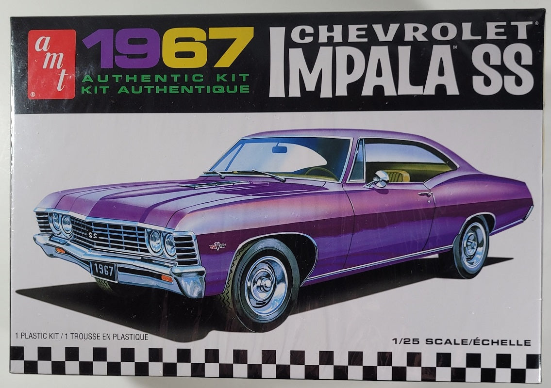 Model Kits - AMT - 981 - 1967 Chevrolet Impala SS - Plastic Model