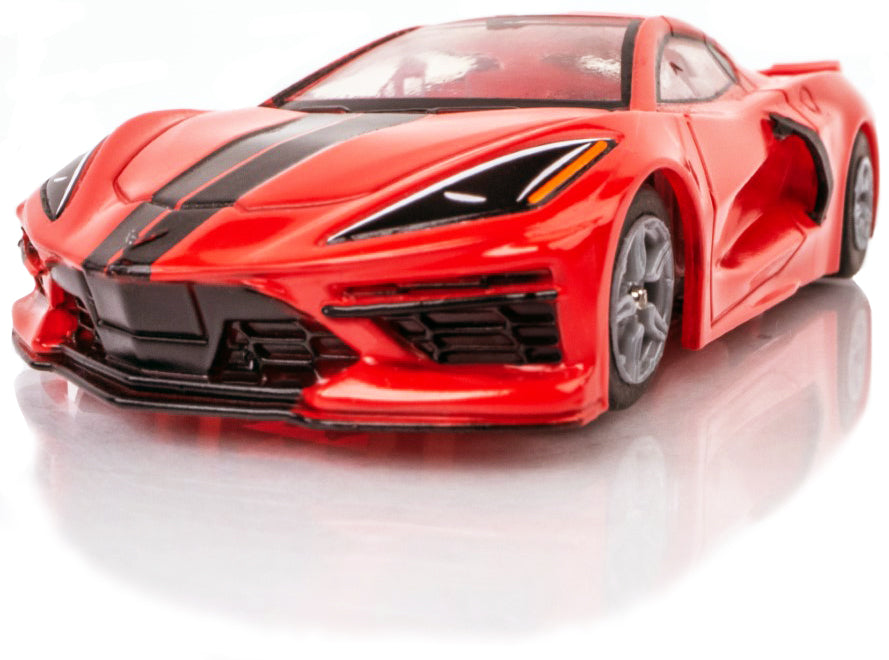 AFX Mega G+ 22011 Corvette C8 Torch Red - HO Scale Slot Car