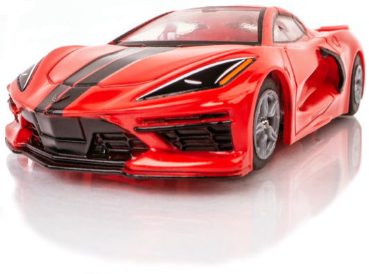 AFX Mega G+ 22011 Corvette C8 Torch Red - HO Scale Slot Car