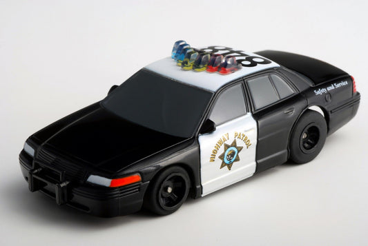AFX Mega G+ 21034 Highway Patrol #848 Ford Crown Victoria Police Special - HO Scale Slot Car