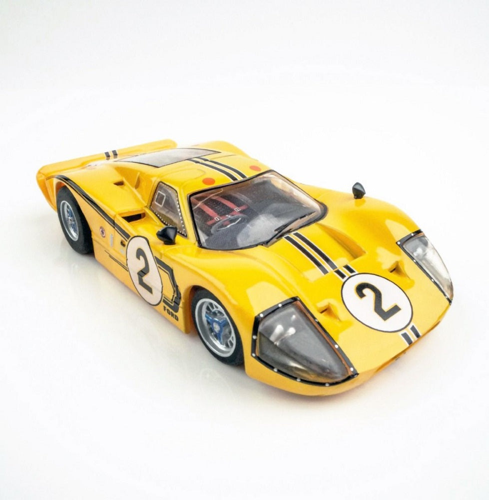 AFX Mega G+ 22014 Ford GT40 Mk IV #2 - HO Scale Slot Car
