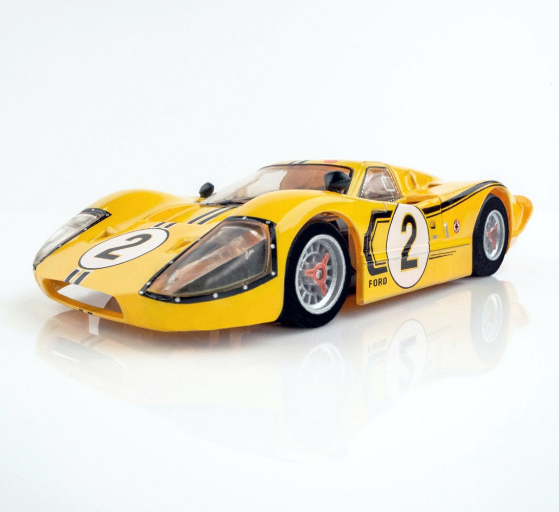 AFX Mega G+ 22014 Ford GT40 Mk IV #2 - HO Scale Slot Car