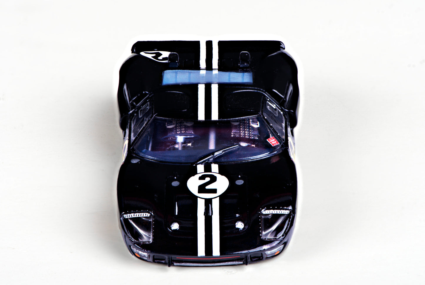 AFX Mega G+ 22031 Ford GT40 Mark IIB #2 Sebring – Nightmist Blue - HO Scale Slot Car