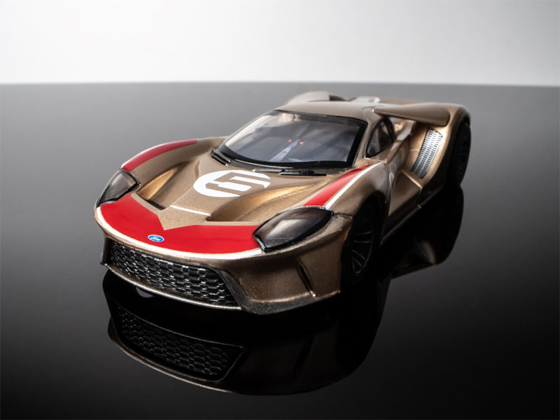 AFX Mega G+ 22061 2022 Ford GT Heritage #5 - HO Scale Slot Car