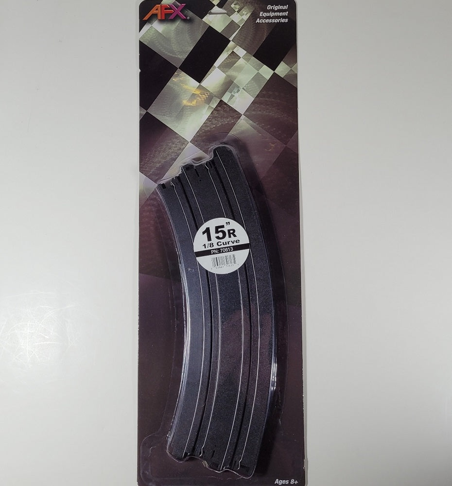 AFX Track 70613 15" Radius 1/8 Curve Slot Car Track (2 pack)