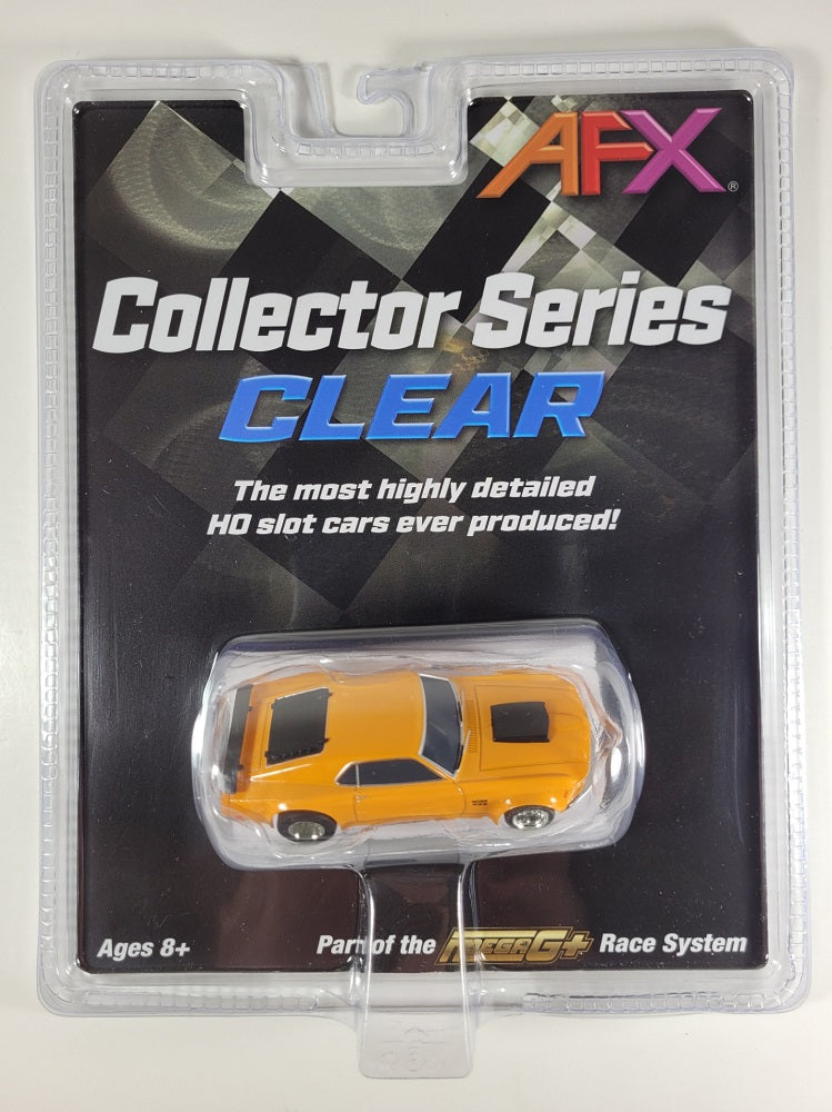 AFX Mega G+ 21050 Mustang Boss 429 Grabber Orange with Black Trim - HO Scale Slot Car