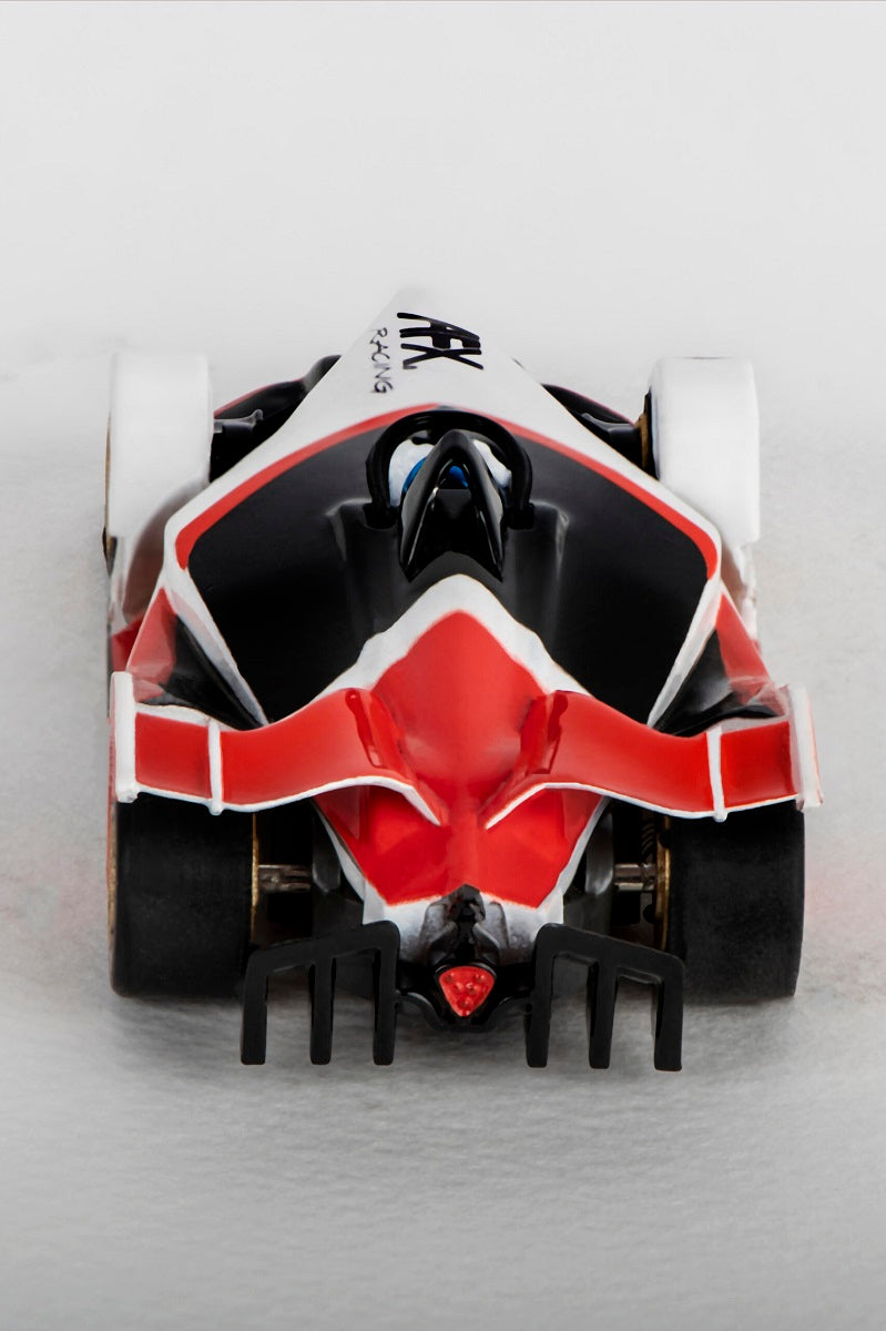 AFX Mega G+ 22015 - 2022 Formula N White/Black/Red No. 2 with Gold Wheels - HO Scale Slot Car