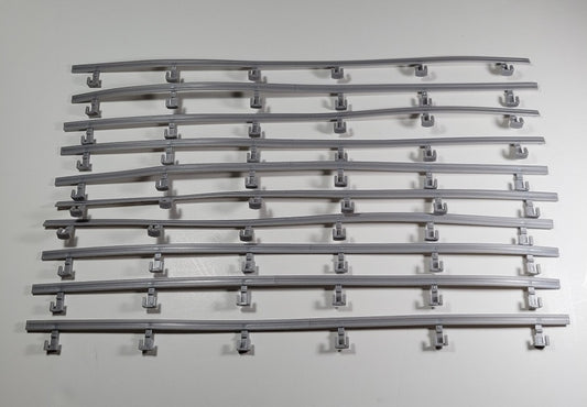 Auto World Accessories (Bulk Item) Guard Rails - Gray (10 pieces)