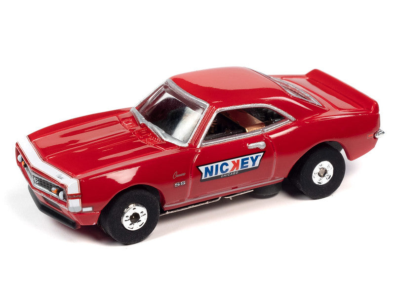 Auto World Race Set Thunderjet SRS337R 14' Battle of the Dealerships HO Scale Slot Car Race Set