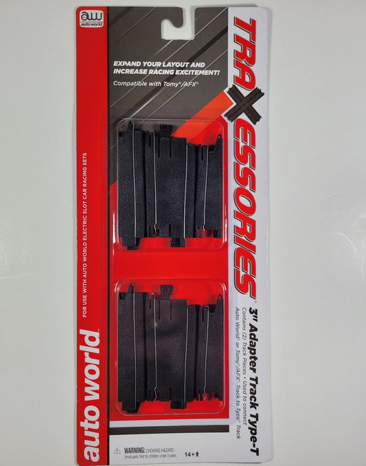 Auto World Track 00178 3" Adapter Track Type-T (2) pieces