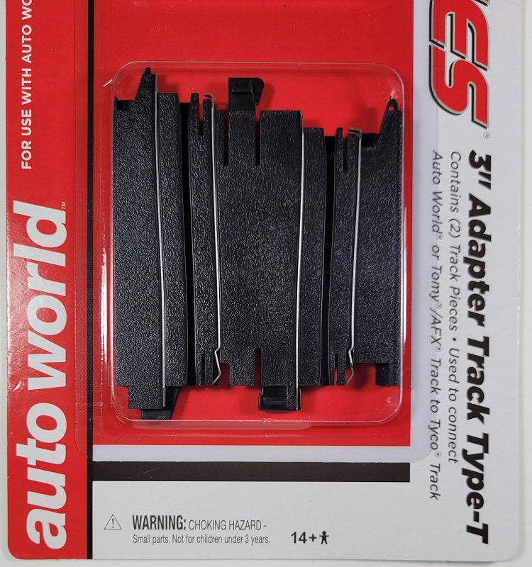 Auto World Track 00178 3" Adapter Track Type-T (2) pieces