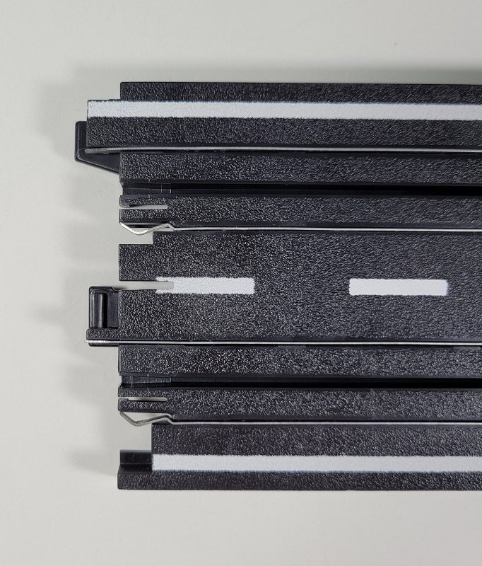 Auto World Track (Bulk Item) 15" Straight Track with Lane Markers (1 piece)