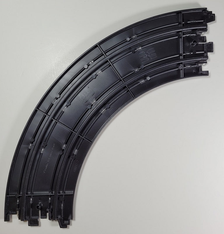 Auto World Track (OPEN-BOX) 9" Radius 1/4 Circle Curve Track With Lane Markers (1 piece)