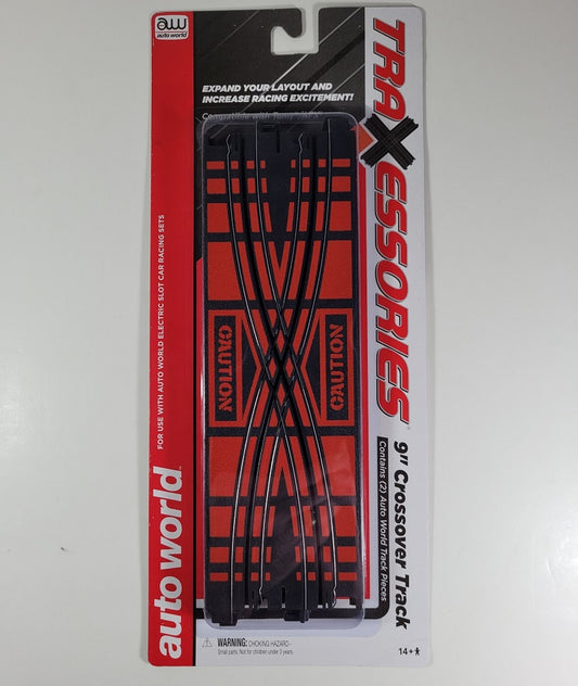 Auto World Track TRX103 9" Crossover Track 2-Pack (Must be used in pairs)