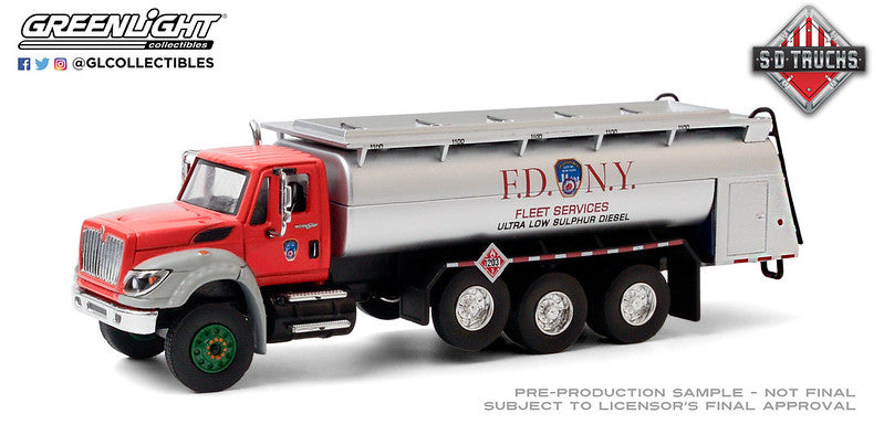 Greenlight Diecast 45110-A SD Trucks Series 11 - 2018 International WorkStar Tanker Truck 1/64 Scale
