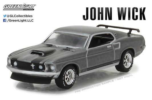 Greenlight Diecast 44780-E - Hollywood Series 2021 - 1969 Ford Mustang Boss 429 - John Wick - 1/64 Scale