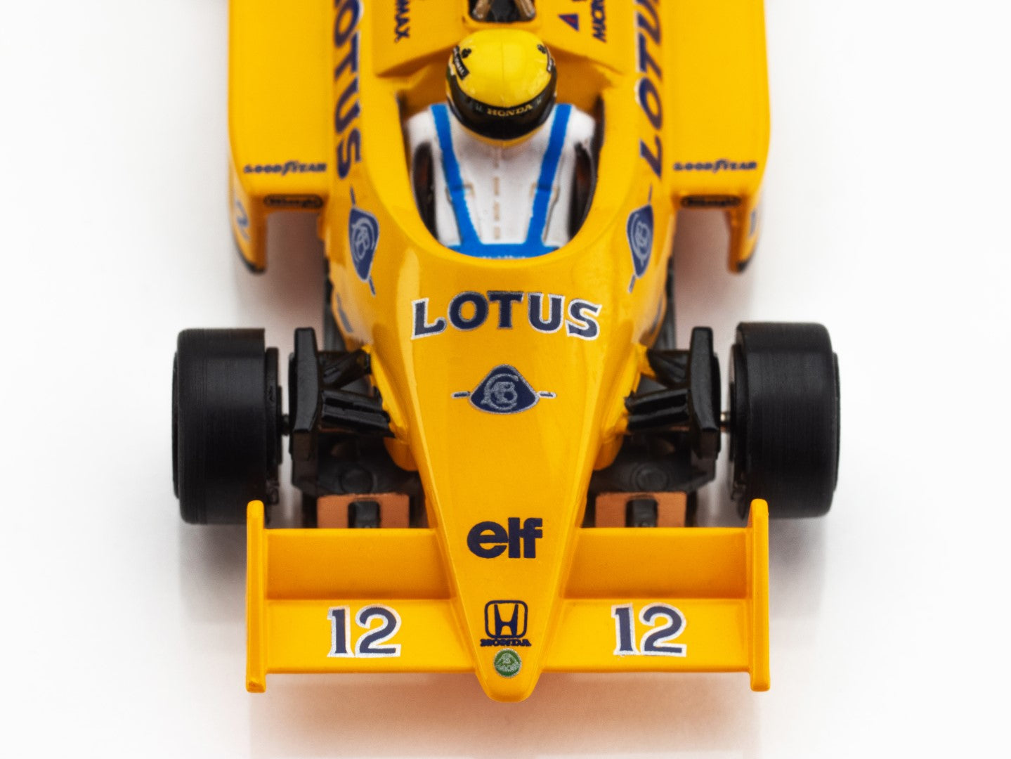AFX Mega G+ 22114 Lotus 99T Ayrton Senna Yellow and Blue HO Scale Slot Car