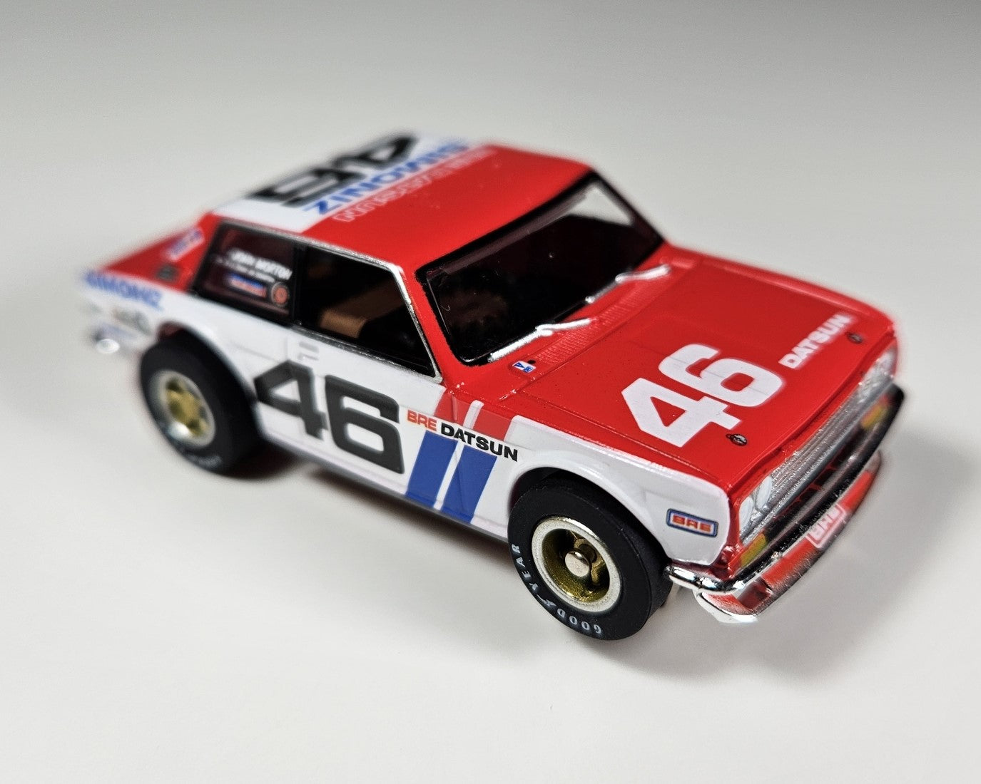 Auto World Xtraction 1972 BRE Datsun 510 HO Scale Slot Car