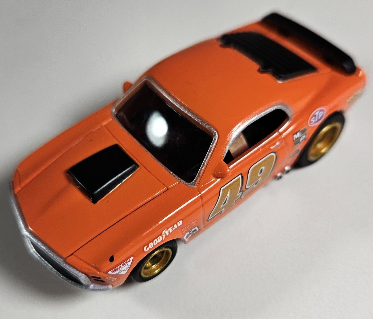 Auto World 4Gear 1970 Ford Mustang *** (Defective) *** HO Scale Slot Car