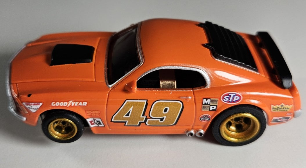 Auto World 4Gear 1970 Ford Mustang *** (Defective) *** HO Scale Slot Car