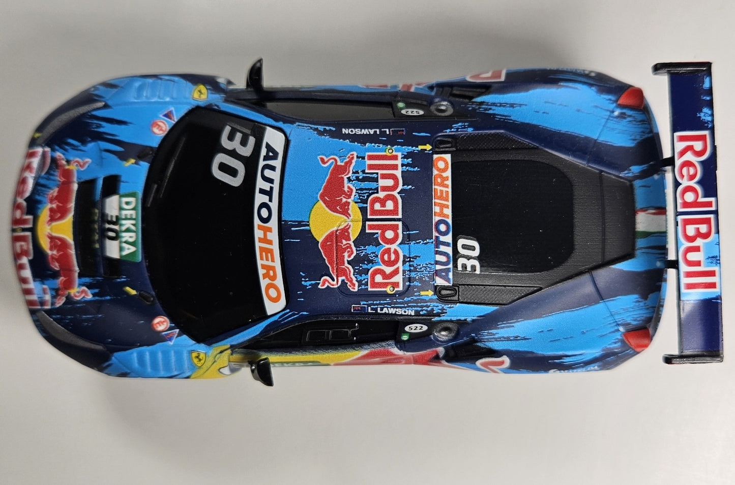 Carrera Go 64197 (PRE-OWNED) Ferrari 488 GT3 Red Bull AF Corse No.30" 1/43 Scale Slot Car